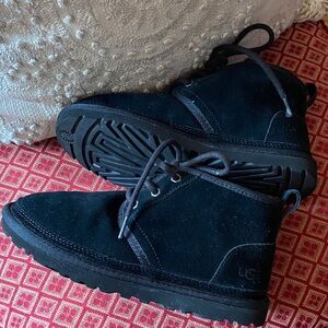 UGG Women's Black Suede Chukka Boots